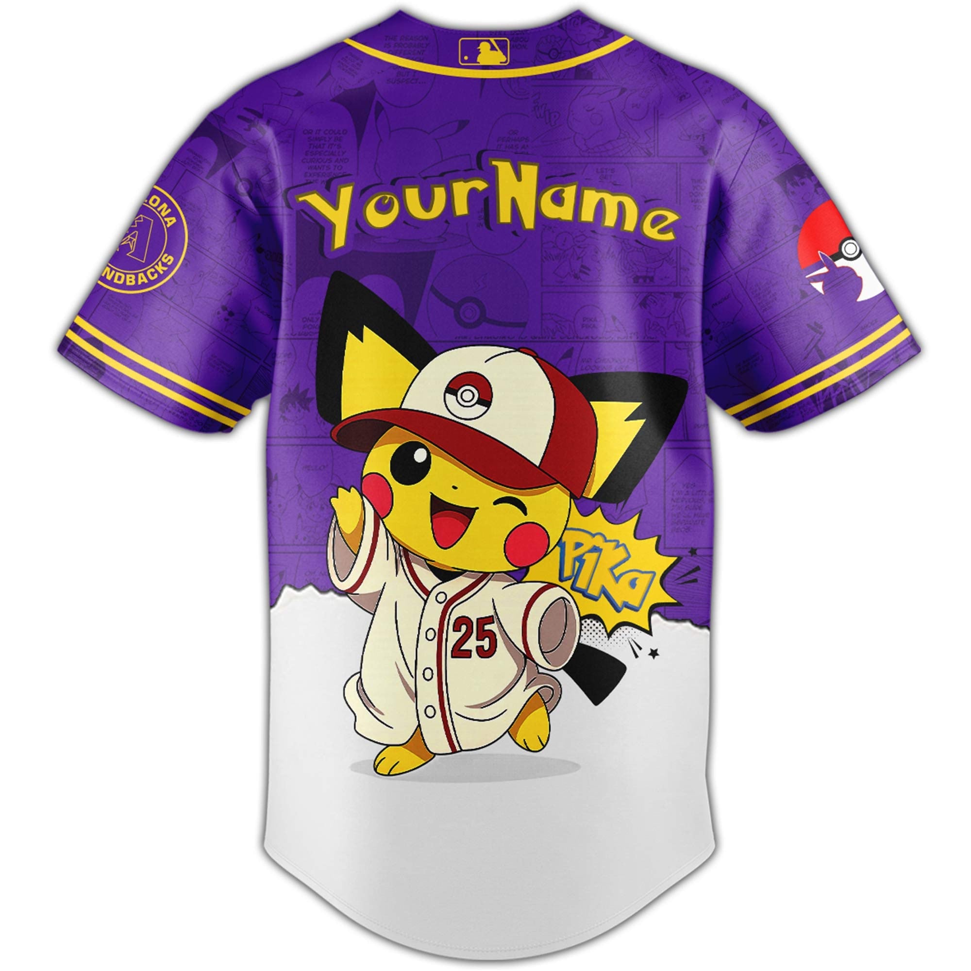 Arizona Diamondbacks V2 × Pokémon GO Night 2025 Limited Edition Jersey