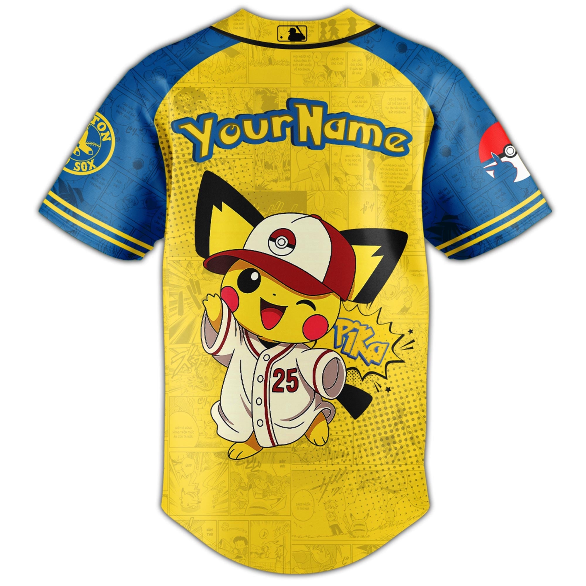 Boston Red Sox × Pokémon GO Night 2025 Limited Edition Jersey