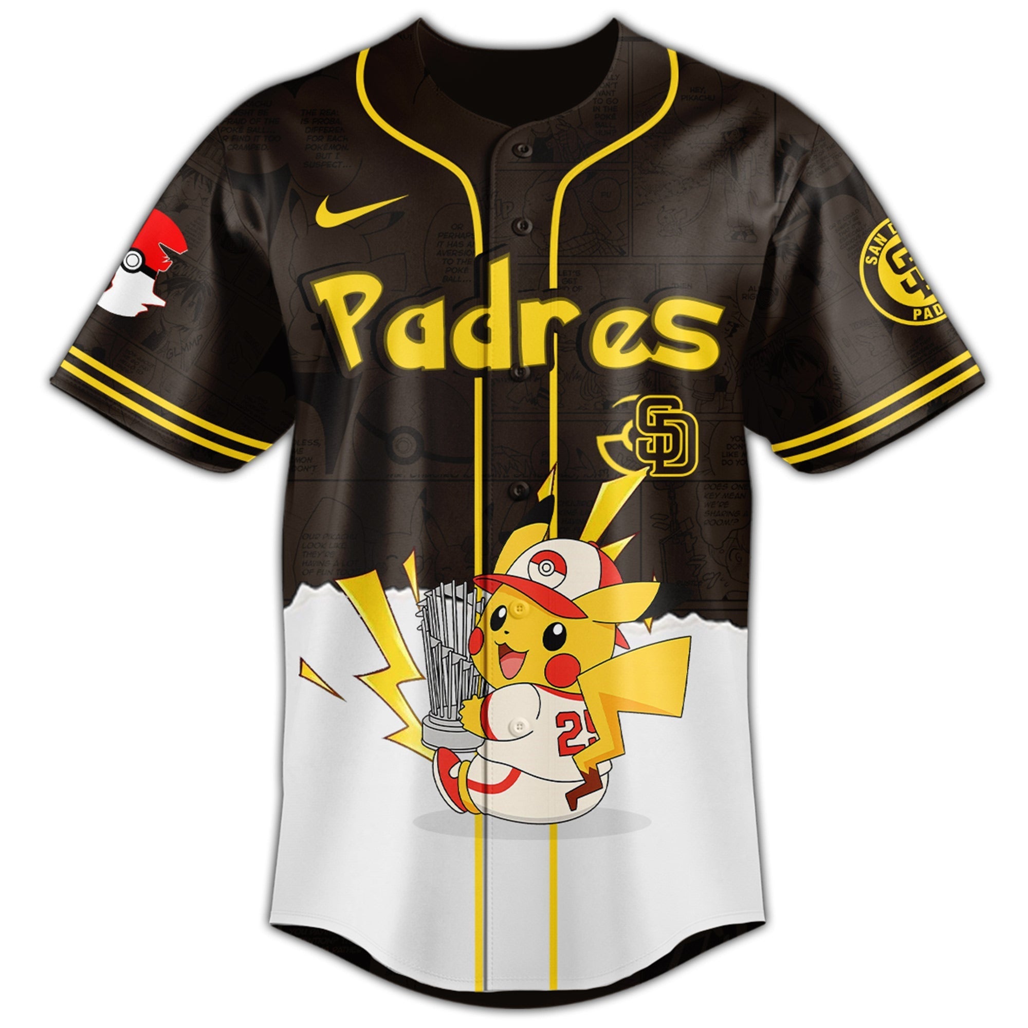 San Diego Padres V2 × Pokémon GO Night 2025 Limited Edition Jersey