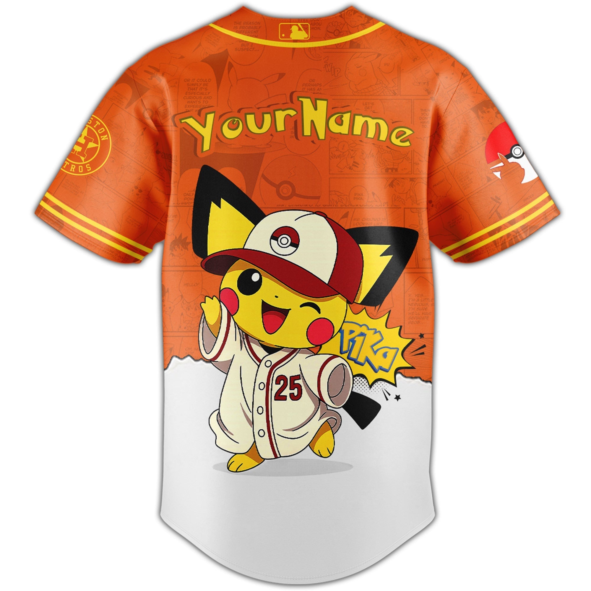 Houston Astros V2 × Pokémon GO Night 2025 Limited Edition Jersey
