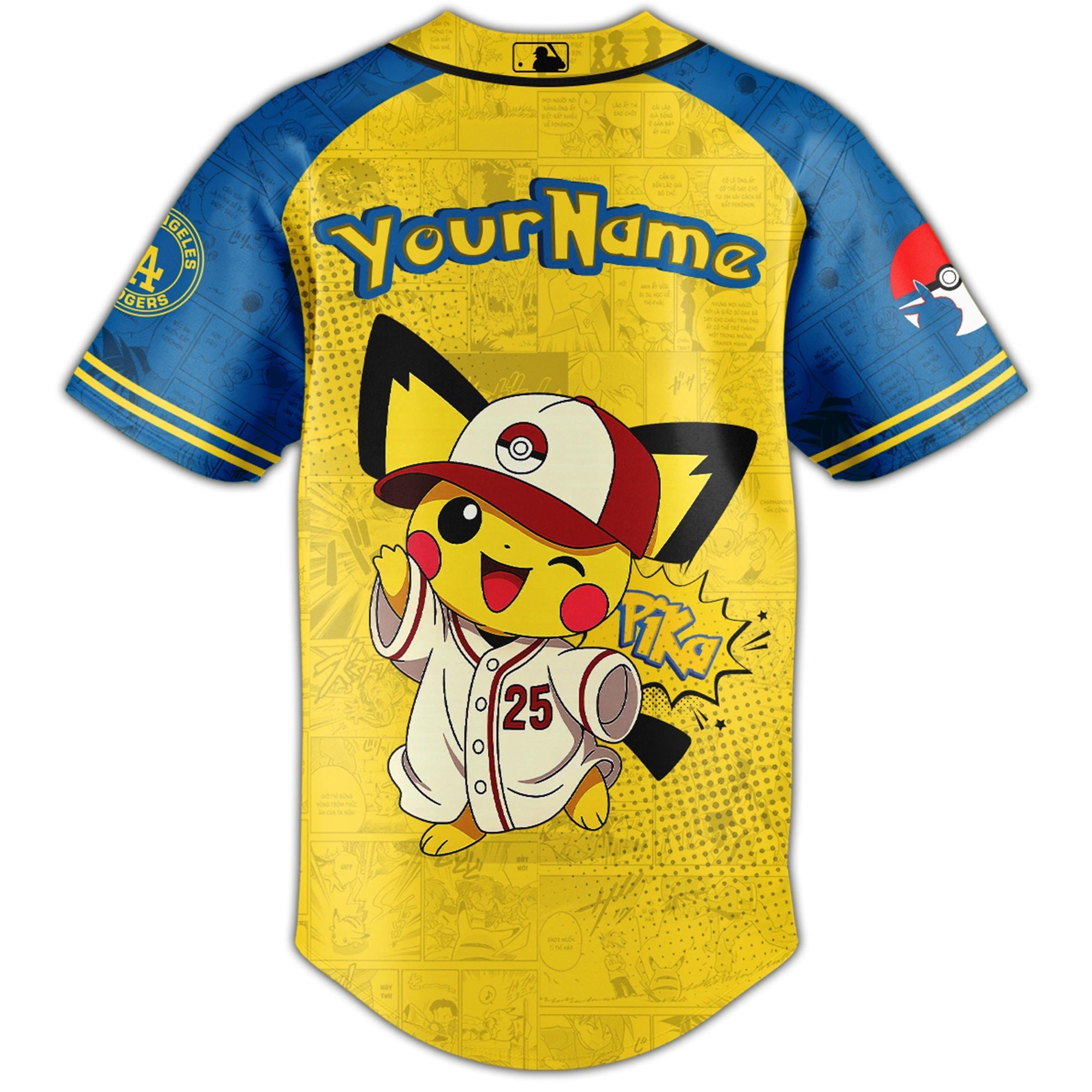 Los Angeles Dodgers MLB × Pokémon GO Night 2025 Limited Edition Jersey