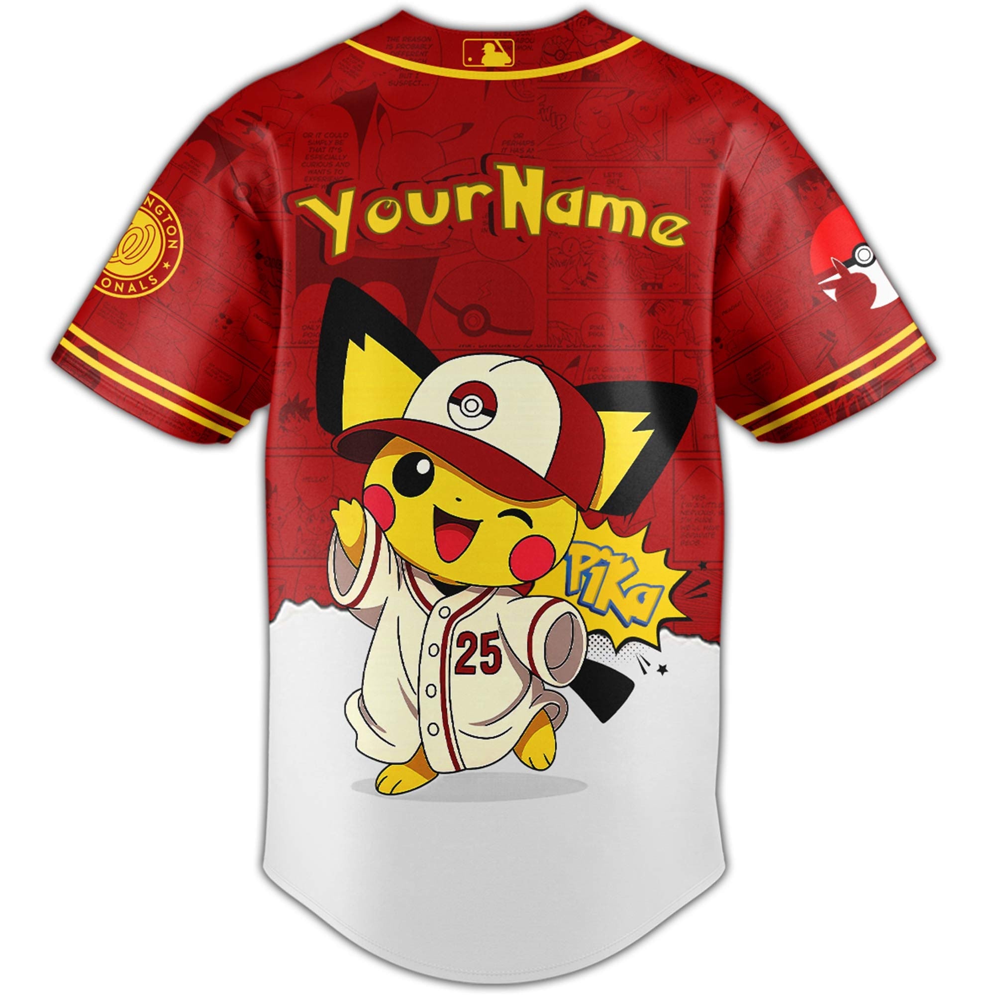 Washington Nationals V2 × Pokémon GO Night 2025 Limited Edition Jersey