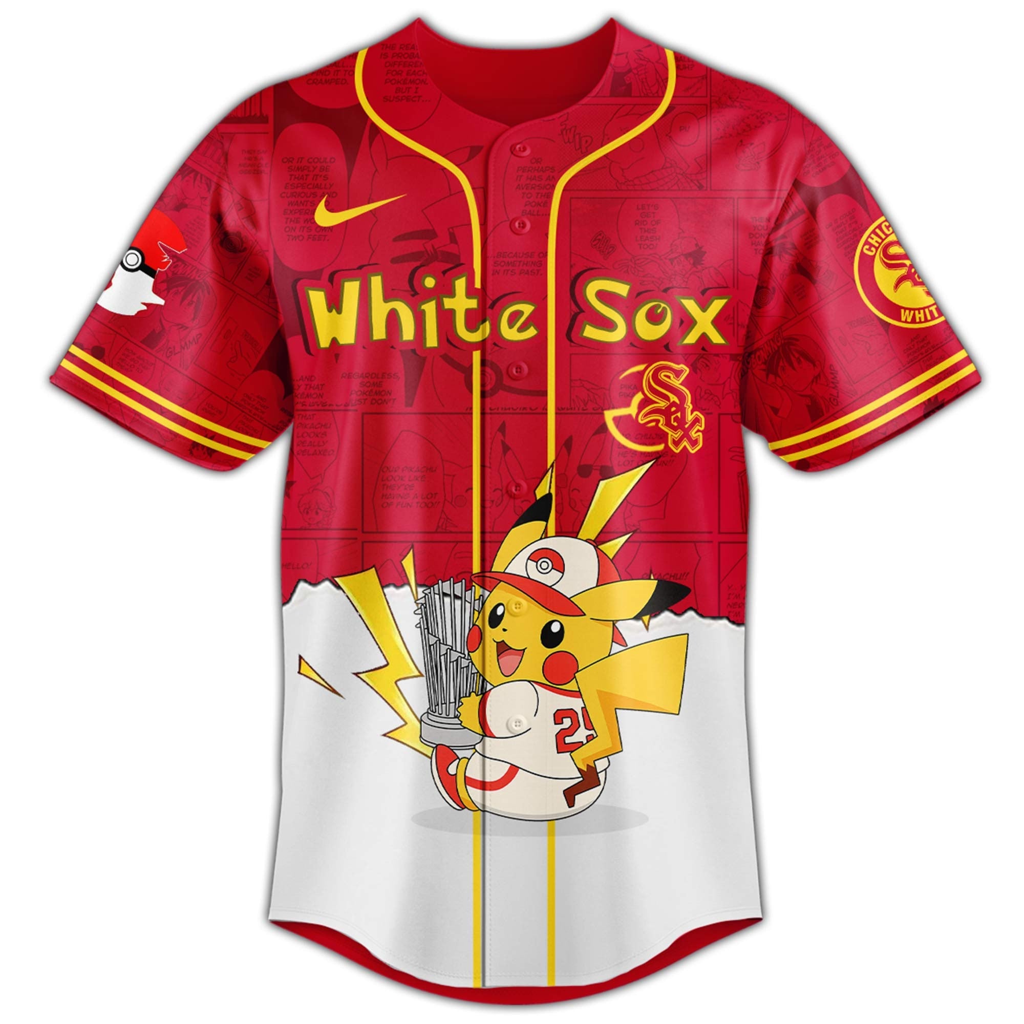 Chicago White Sox V2 × Pokémon GO Night 2025 Limited Edition Jersey