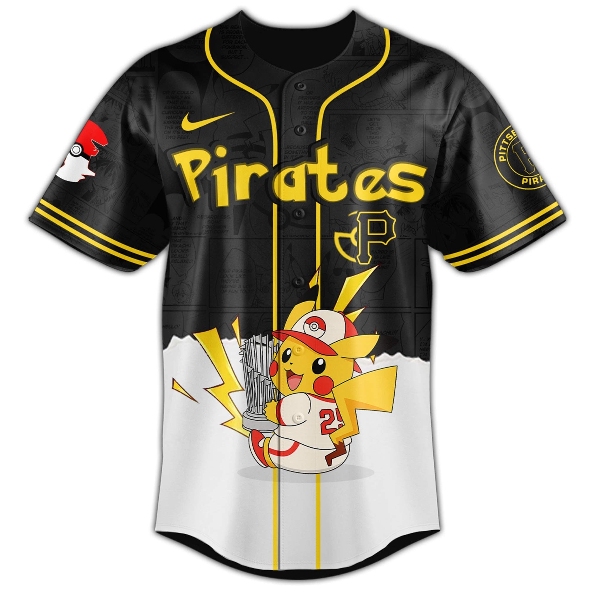 Pittsburgh Pirates V2 × Pokémon GO Night 2025 Limited Edition Jersey