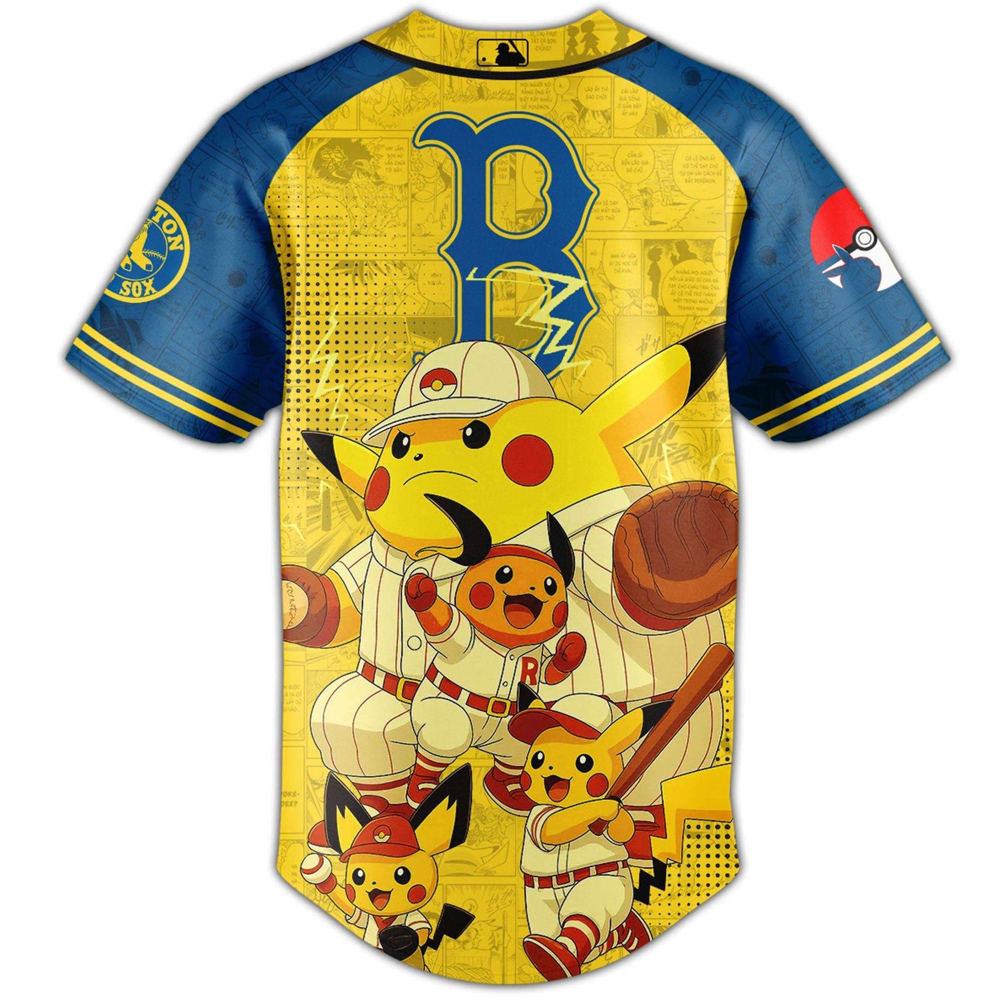 Boston Red Sox MLB × Pokémon GO Night 2025 Limited Edition Jersey
