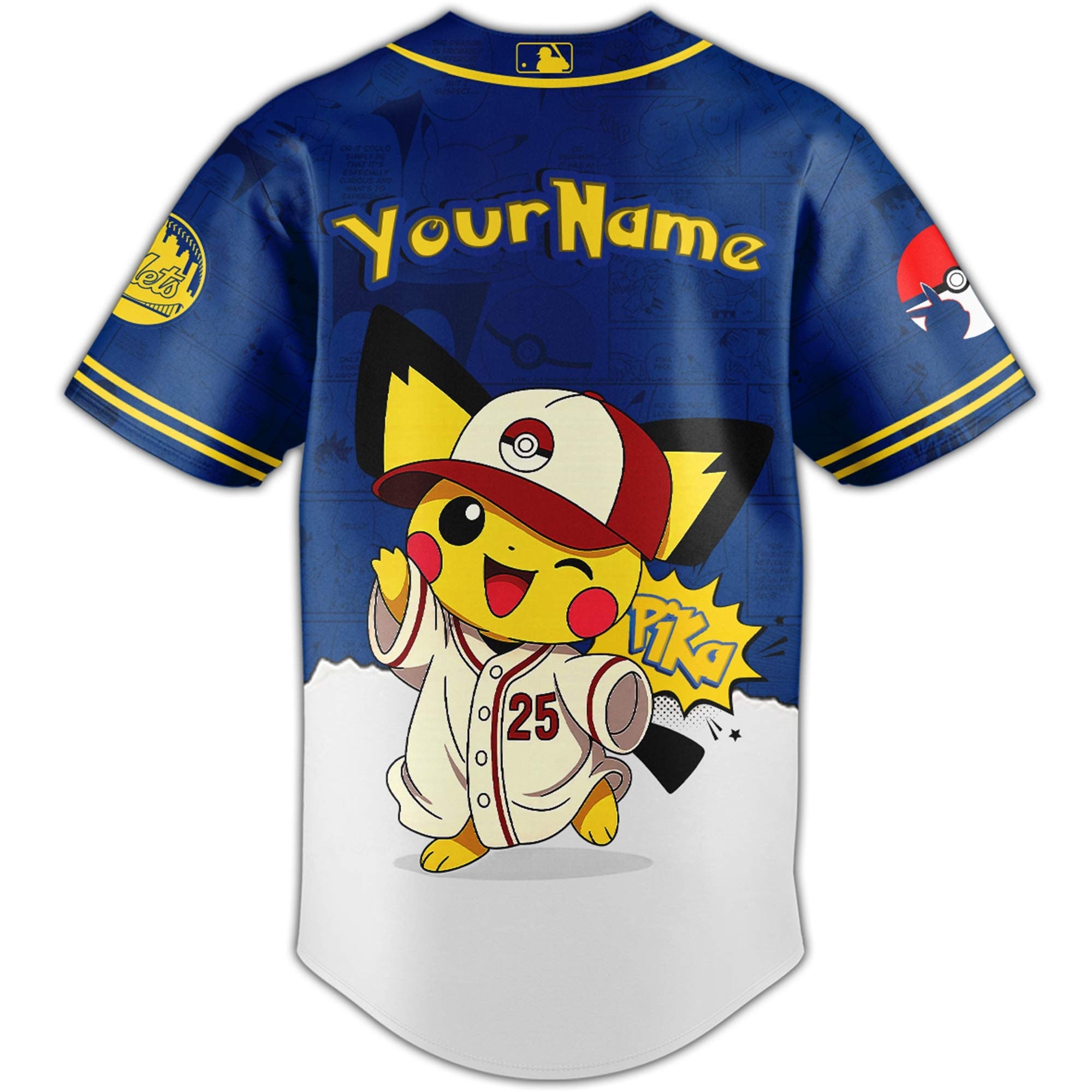 New York Mets V2 × Pokémon GO Night 2025 Limited Edition Jersey
