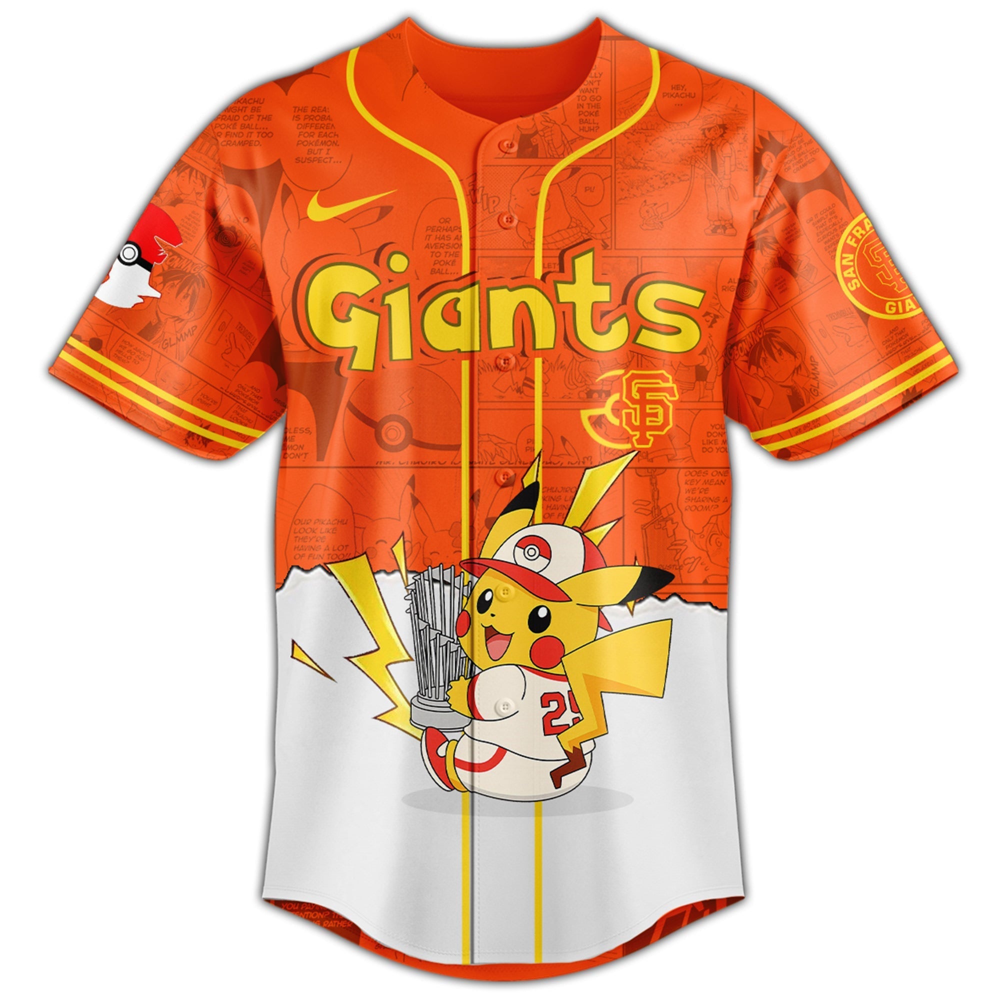 San Francisco Giants V2 × Pokémon GO Night 2025 Limited Edition Jersey