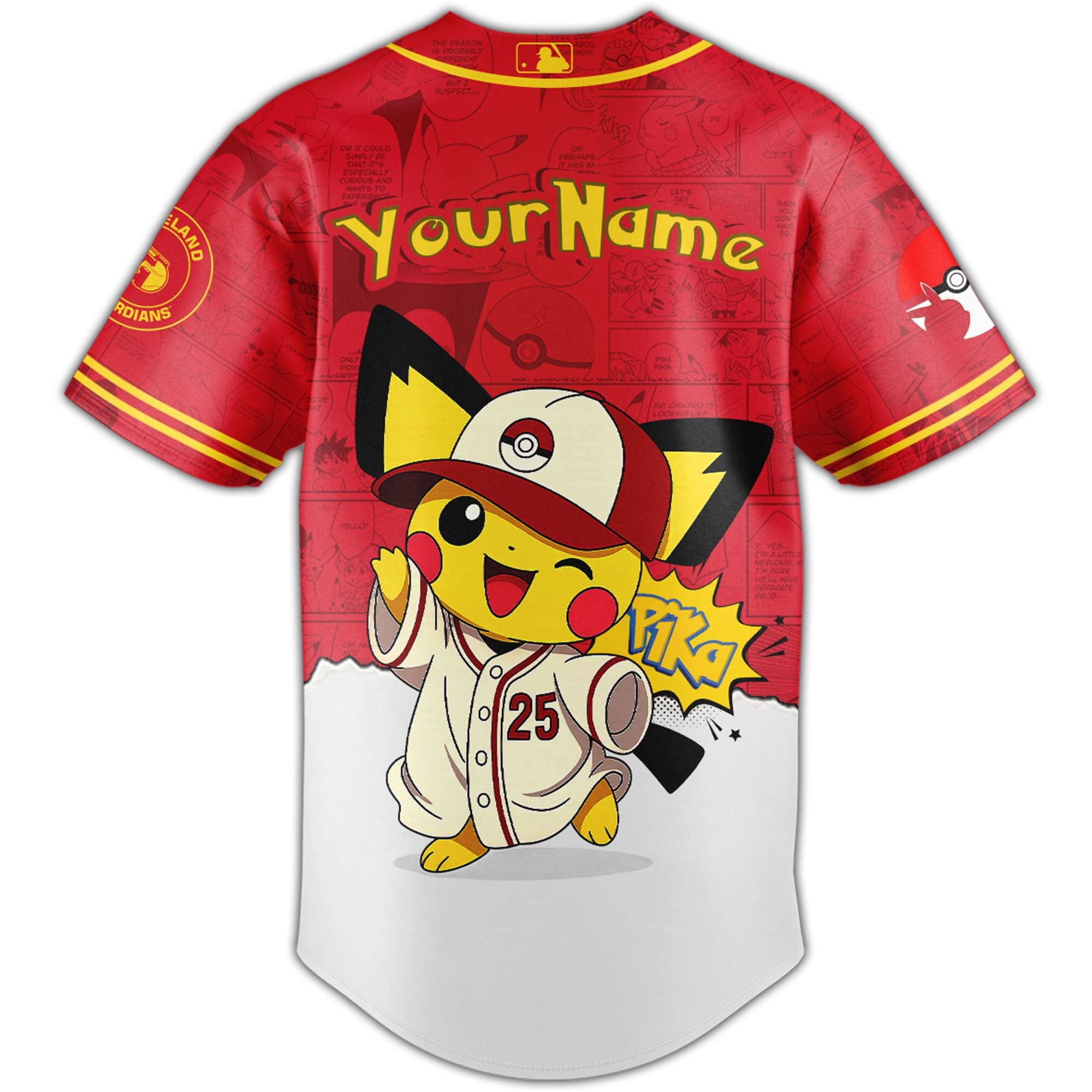 Cleveland Guardians V2 × Pokémon GO Night 2025 Limited Edition Jersey