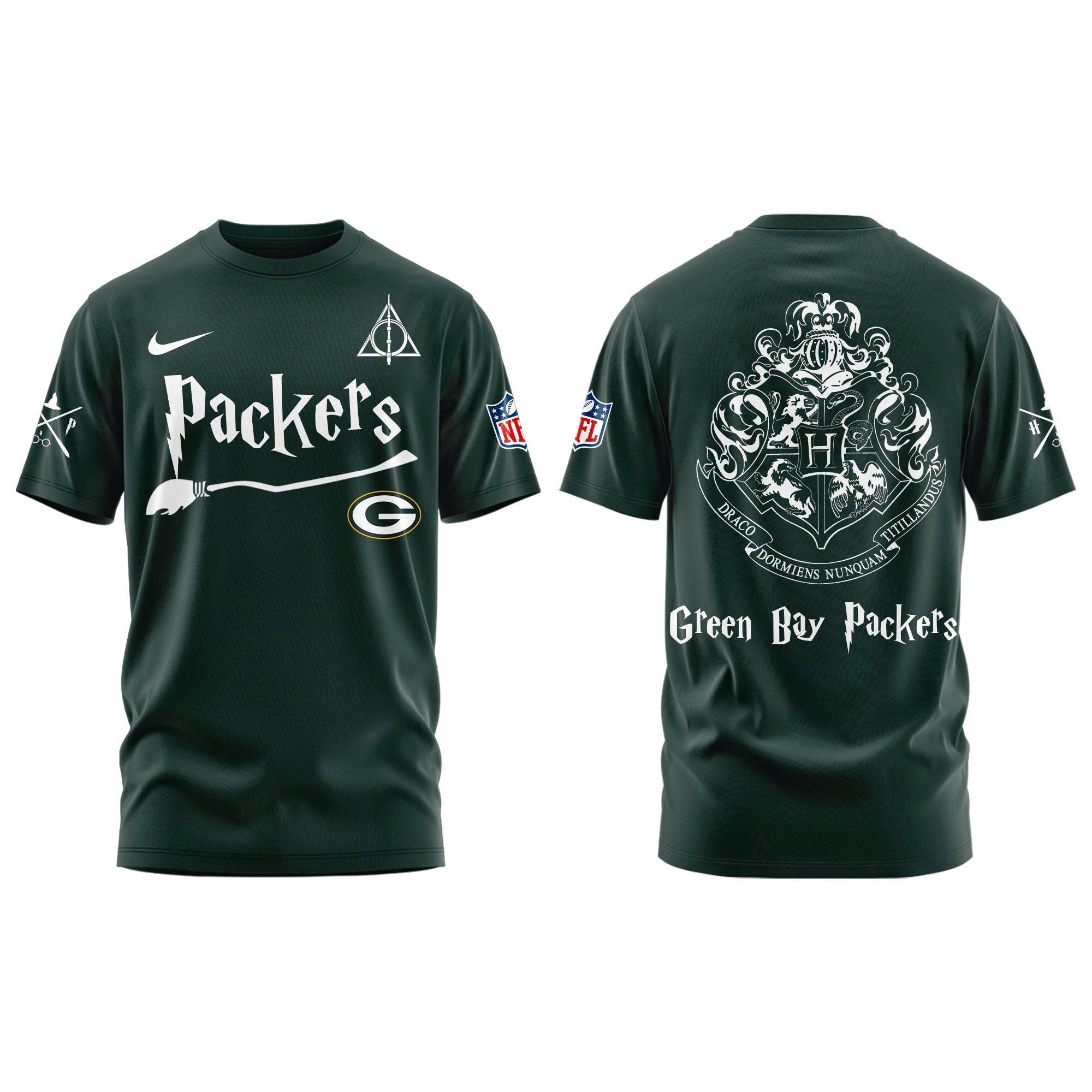 Green Bay Packers Harry Potter Combo Tshirt | Jogger | Cap