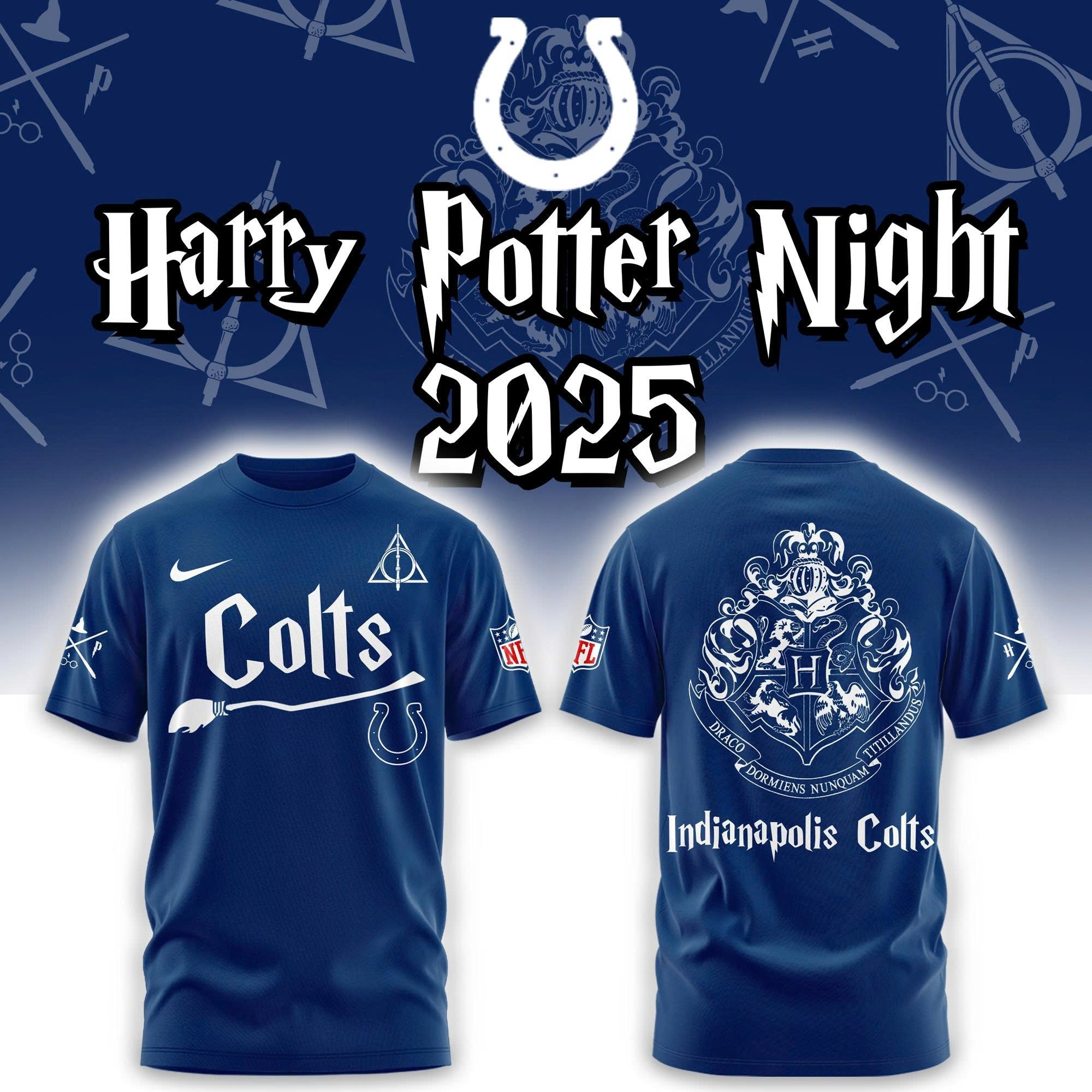Indianapolis Colts Harry Potter Combo Tshirt | Jogger | Cap