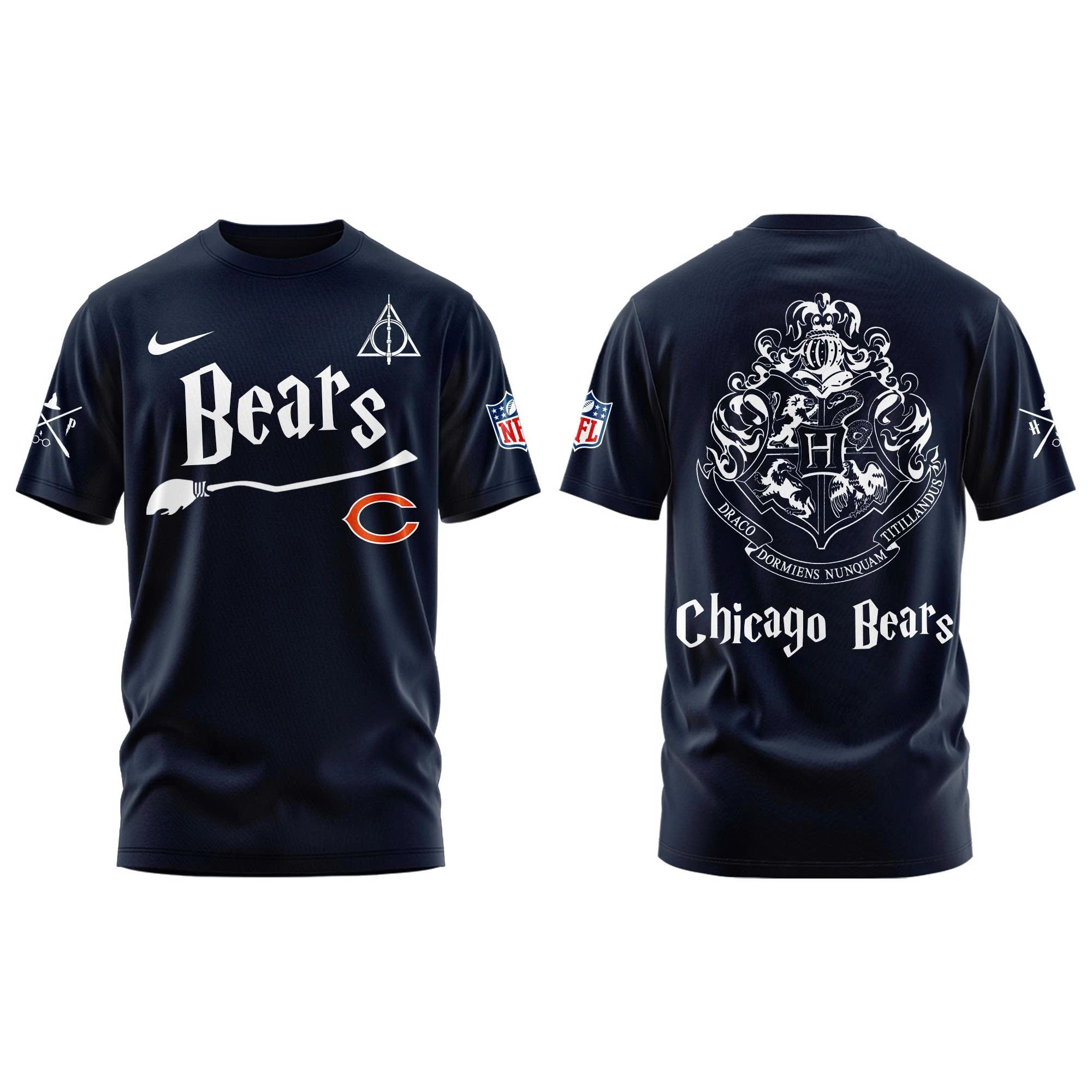 Chicago Bears Harry Potter Combo Tshirt | Jogger | Cap