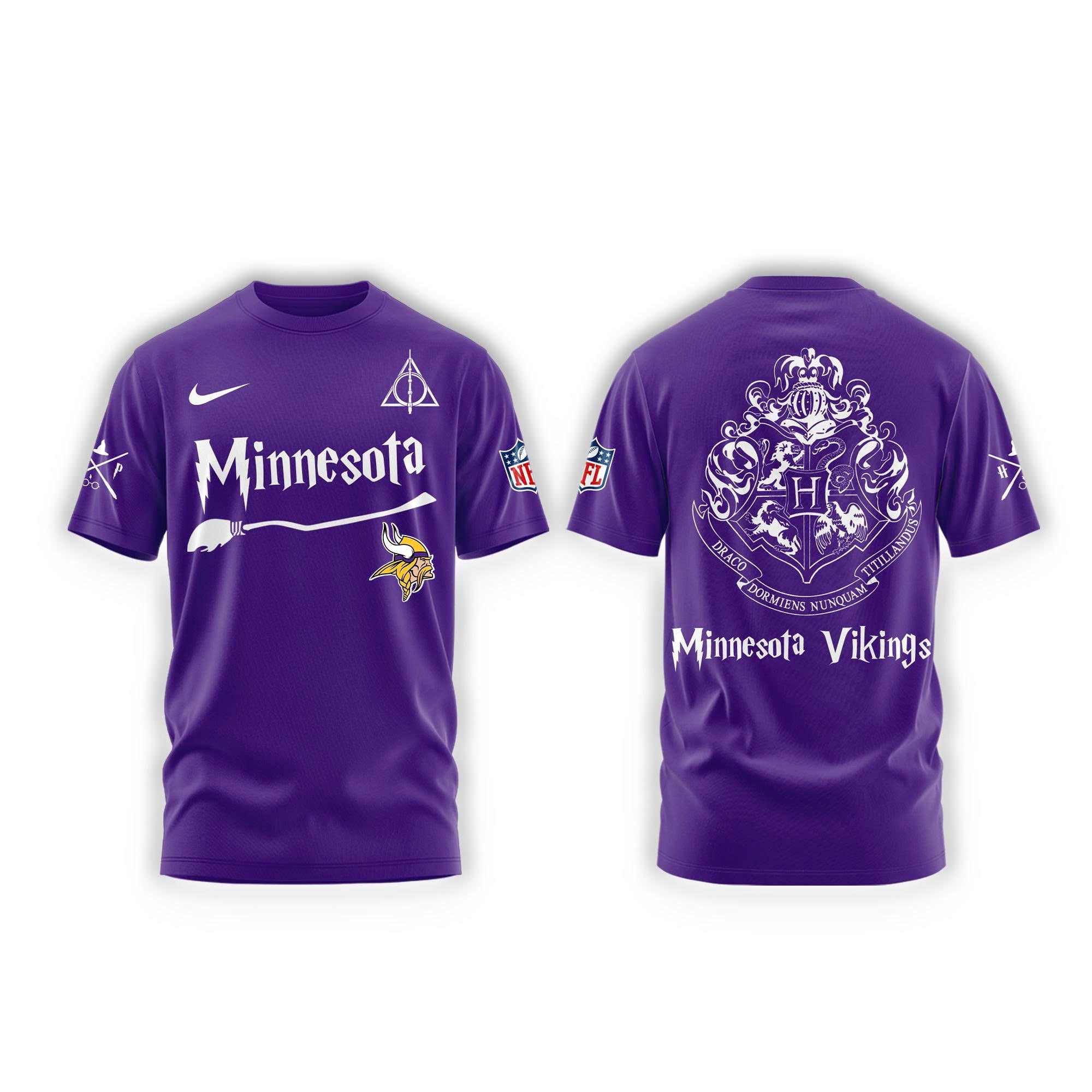 Minnesota Vikings Harry Potter Combo Tshirt | Jogger | Cap
