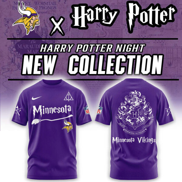 Minnesota Vikings Harry Potter Combo Tshirt | Jogger | Cap
