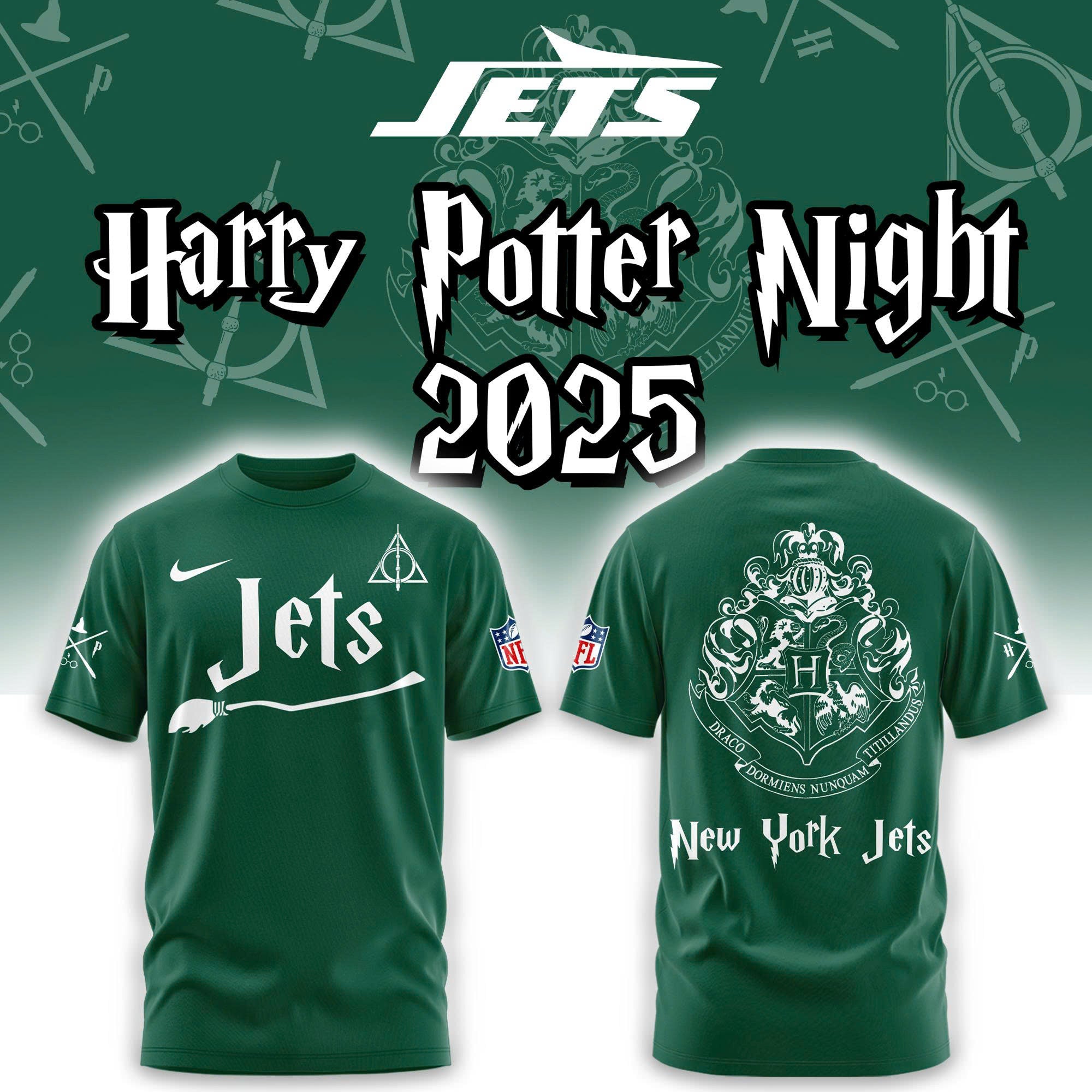 New York Jets Harry Potter Combo Tshirt | Jogger | Cap