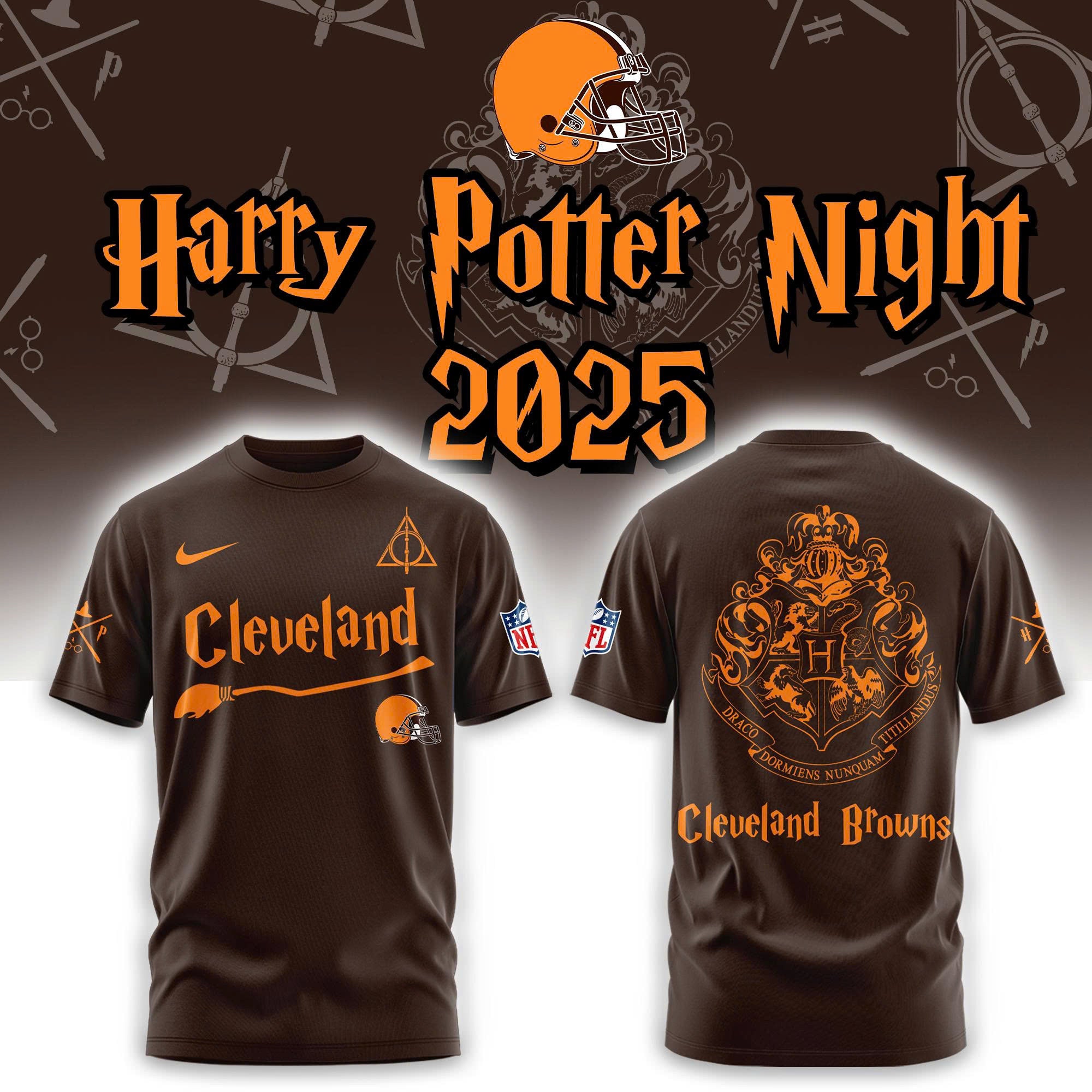 Cleveland Browns Harry Potter Combo Tshirt | Jogger | Cap