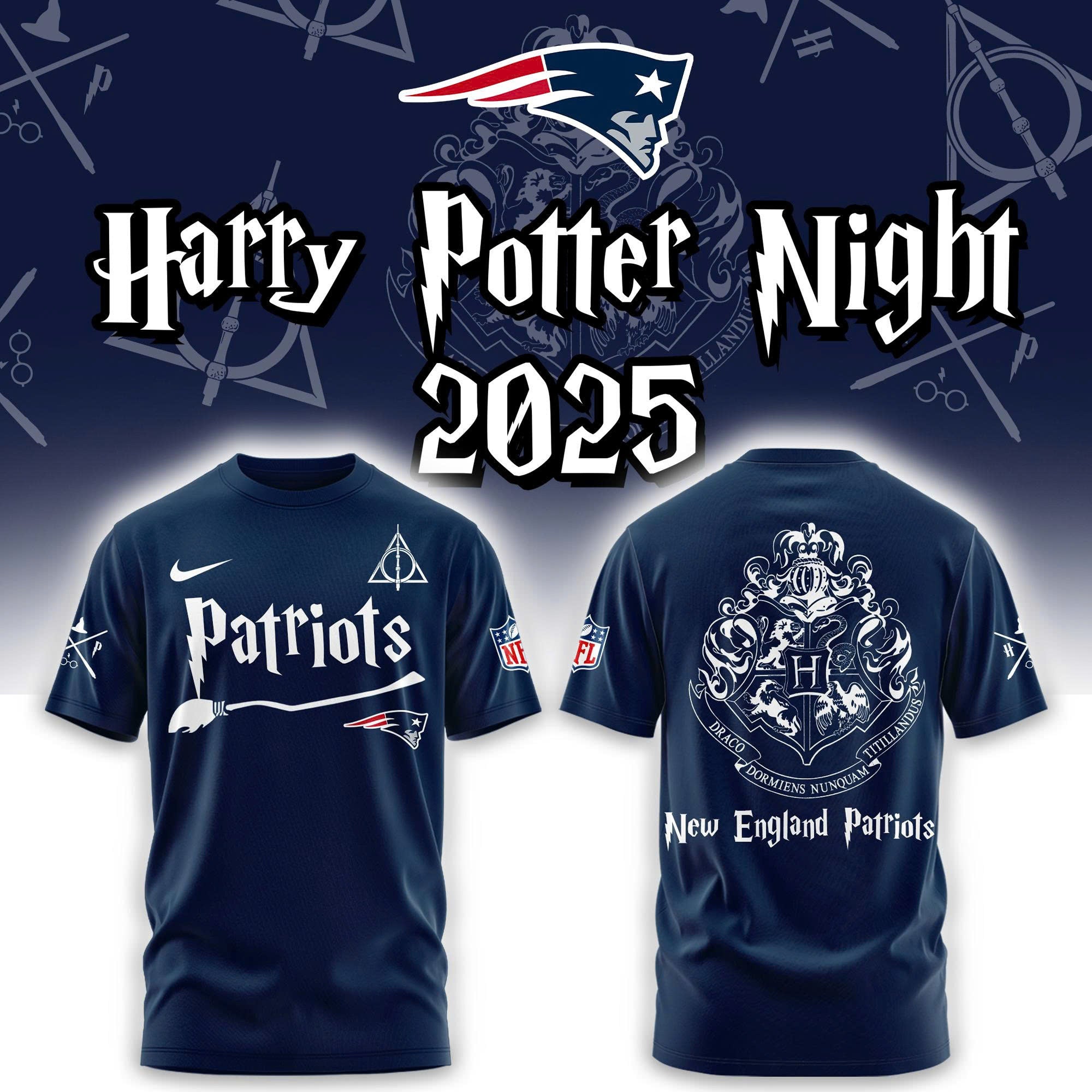 New England Patriots Harry Potter Combo Tshirt | Jogger | Cap
