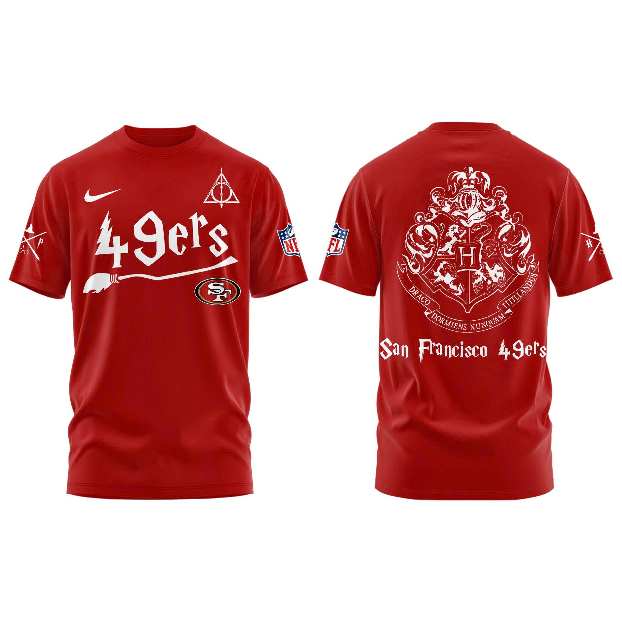 San Francisco 49ers Harry Potter Combo Tshirt | Jogger | Cap