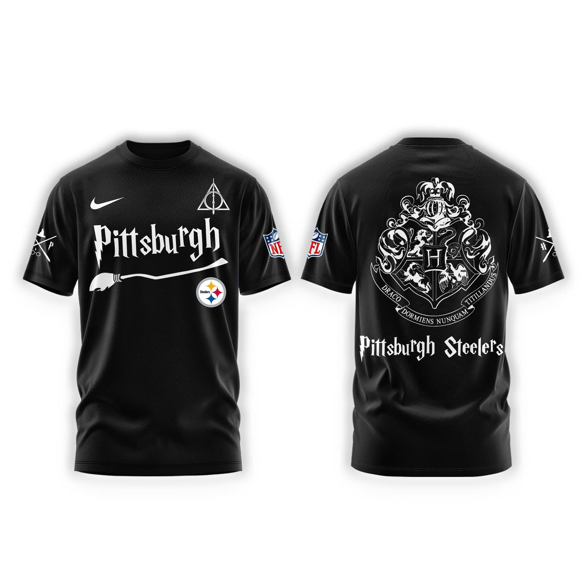 Pittsburgh Steelers Harry Potter Combo Tshirt | Jogger | Cap