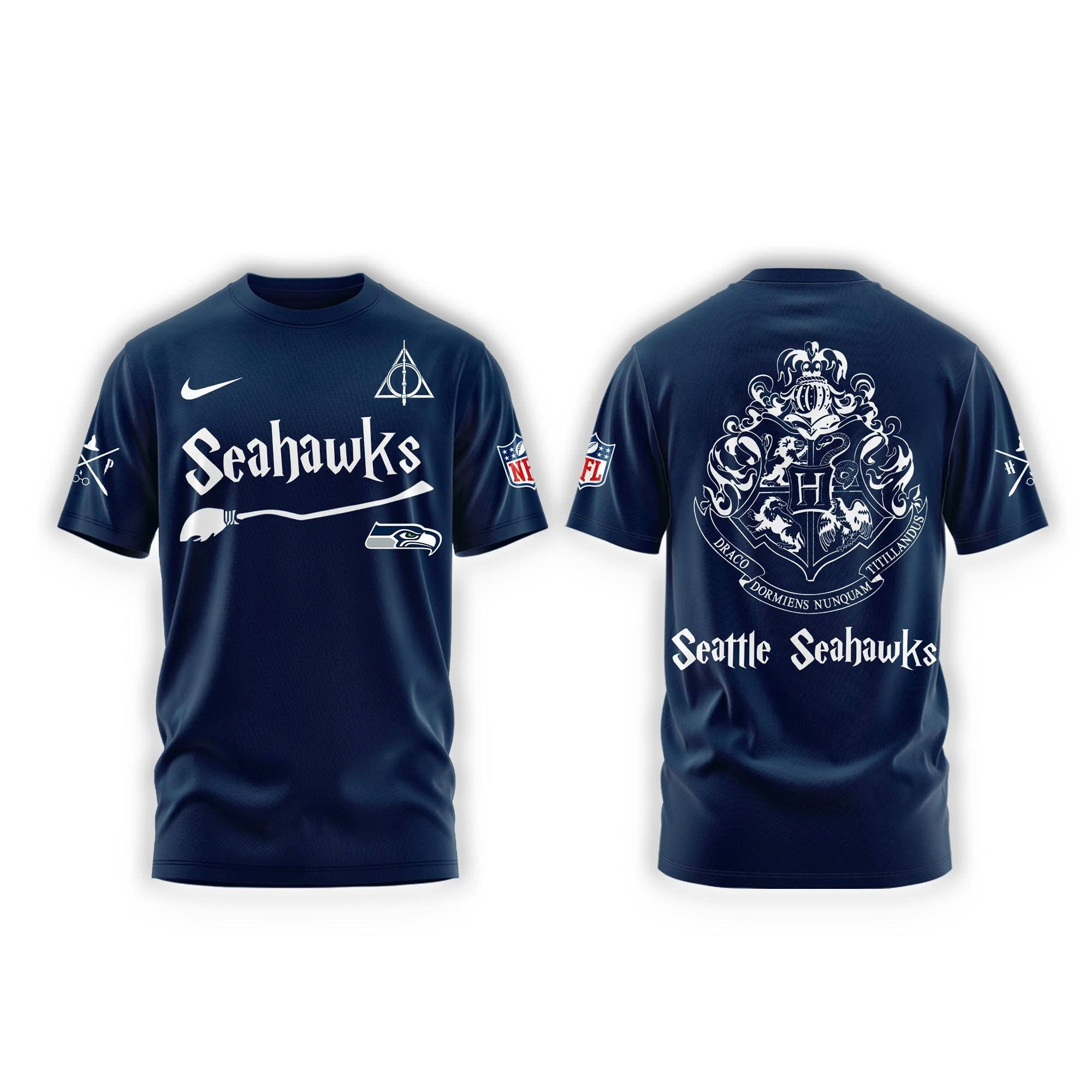 Seattle Seahawks Harry Potter Combo Tshirt | Jogger | Cap
