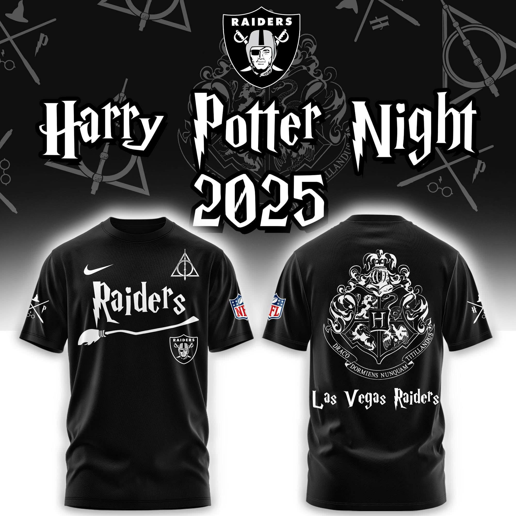 Las Vegas Raiders Harry Potter Combo Tshirt | Jogger | Cap