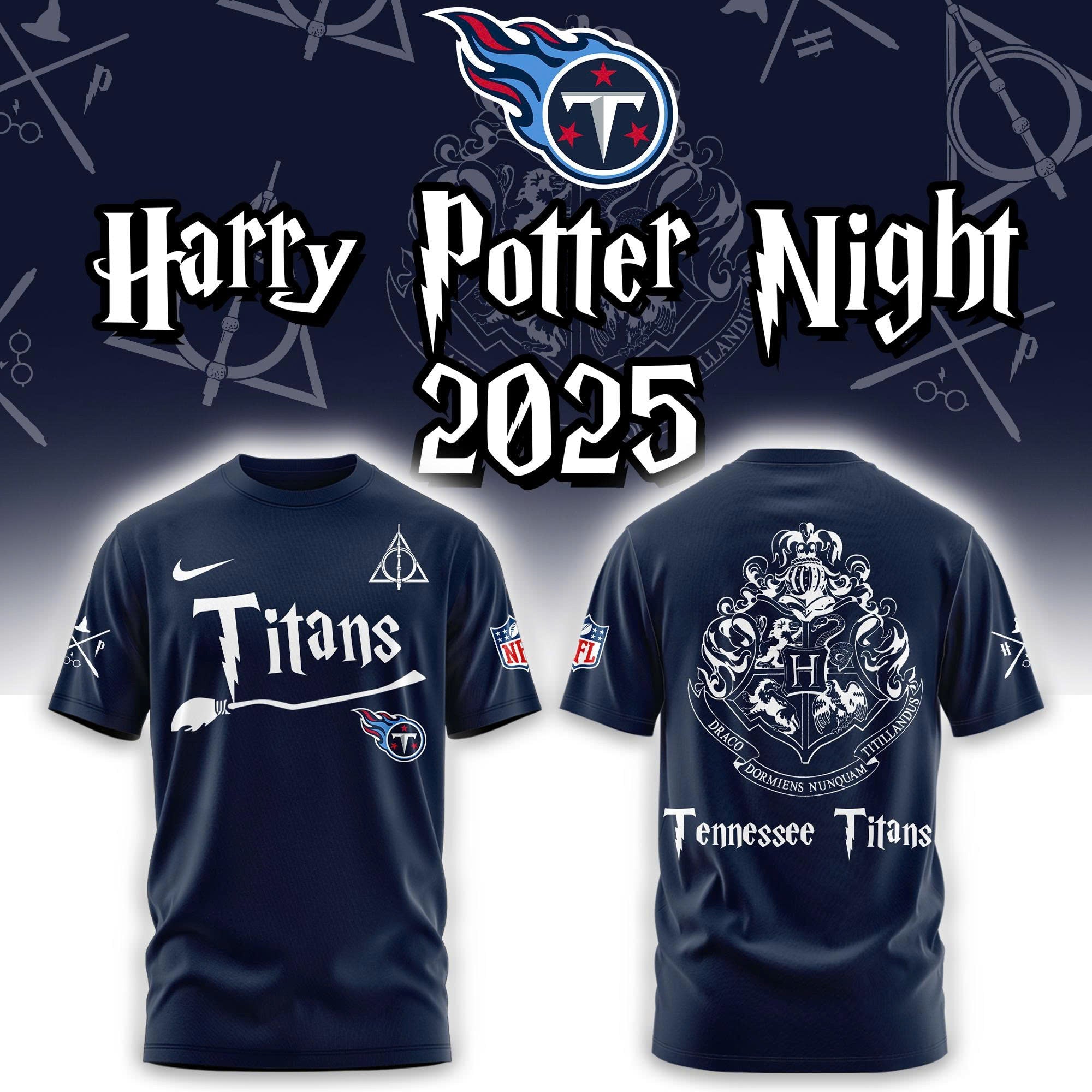 Tennessee Titans Harry Potter Combo Tshirt | Jogger | Cap