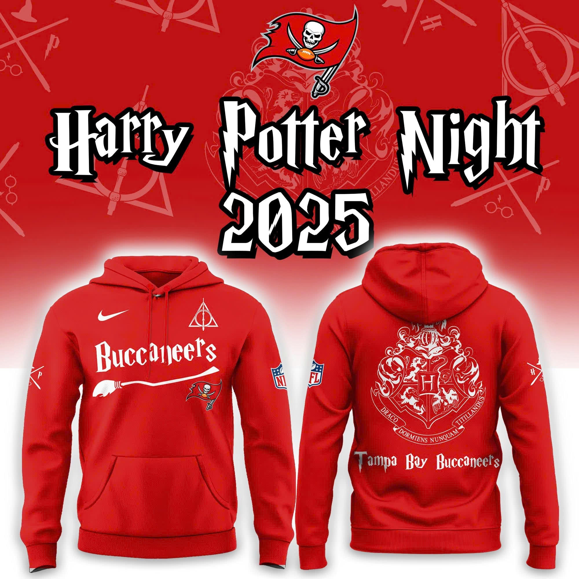 Tampa Bay Buccaneers Harry Potter Hoodie | Jogger | Cap