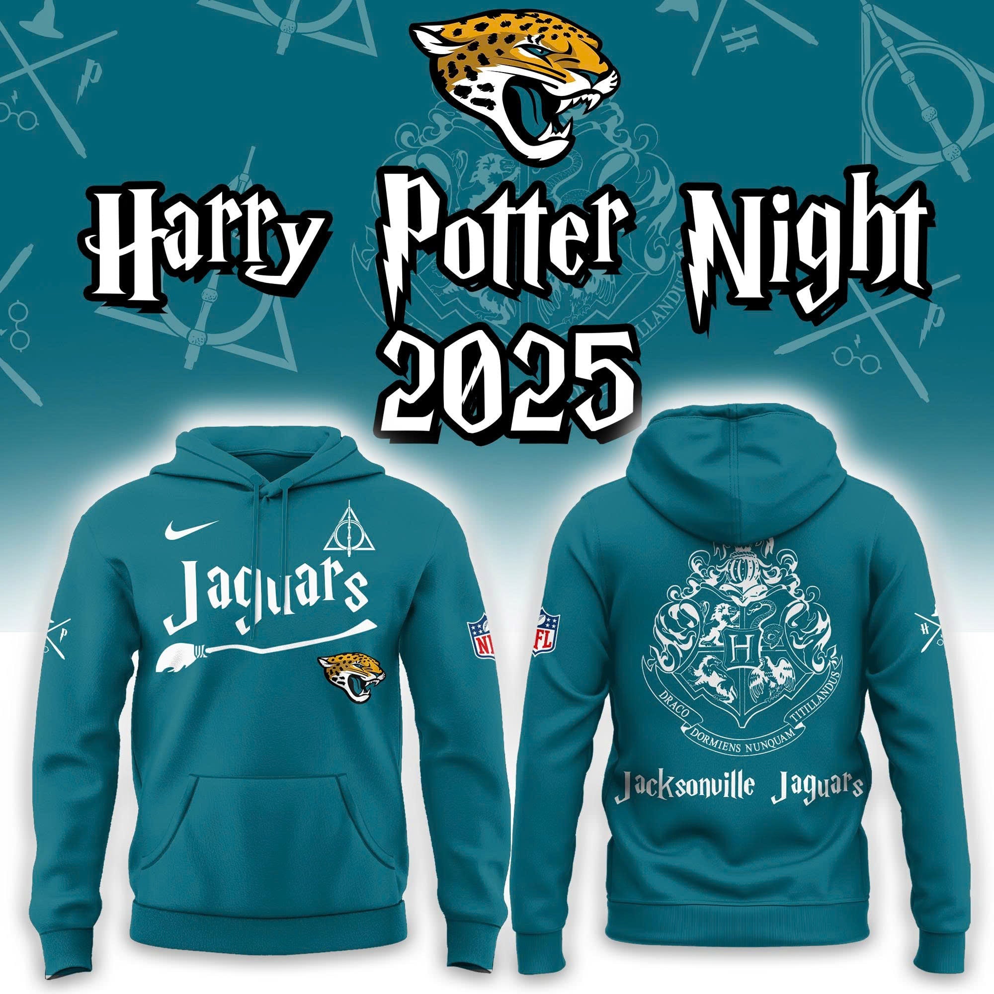 Jacksonville Jaguars Harry Potter Hoodie | Jogger | Cap