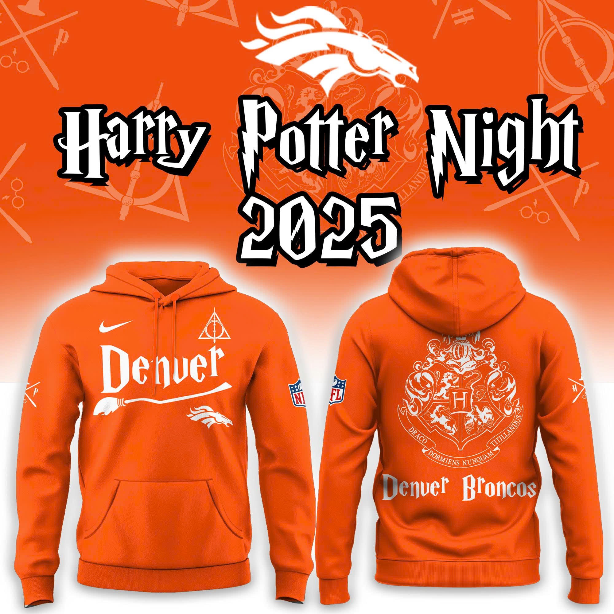 Denver Broncos Harry Potter Hoodie | Jogger | Cap