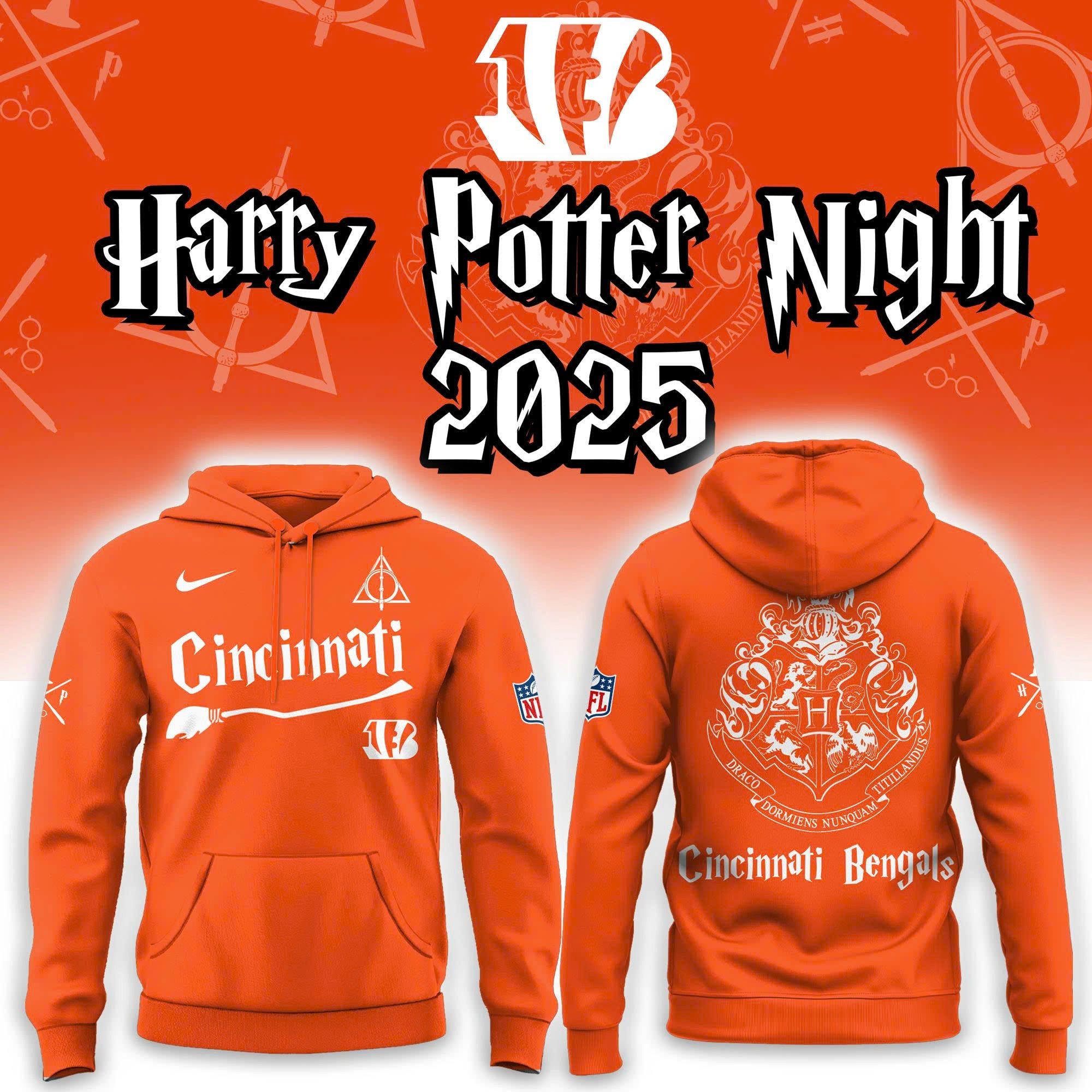 Cincinnati Bengals Harry Potter Hoodie | Jogger | Cap