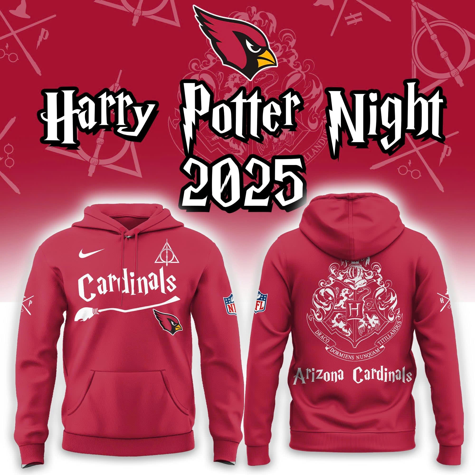 Arizona Cardinals Harry Potter Hoodie | Jogger | Cap