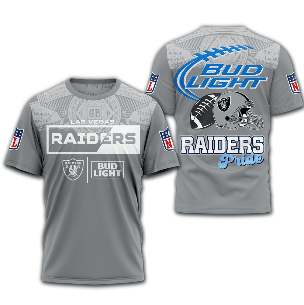 LVR Premium NFL x Bud Light 3D T-shirt