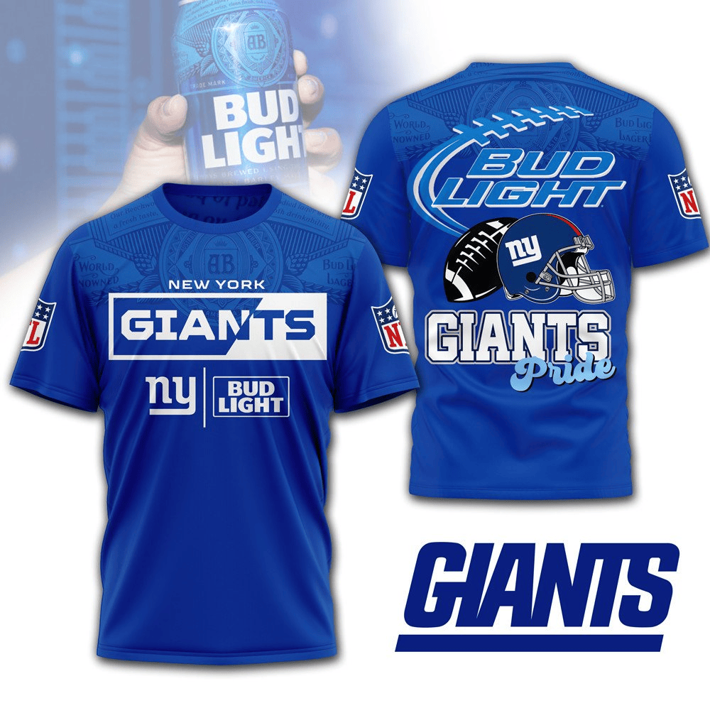 NYG Premium NFL x Bud Light 3D T-shirt