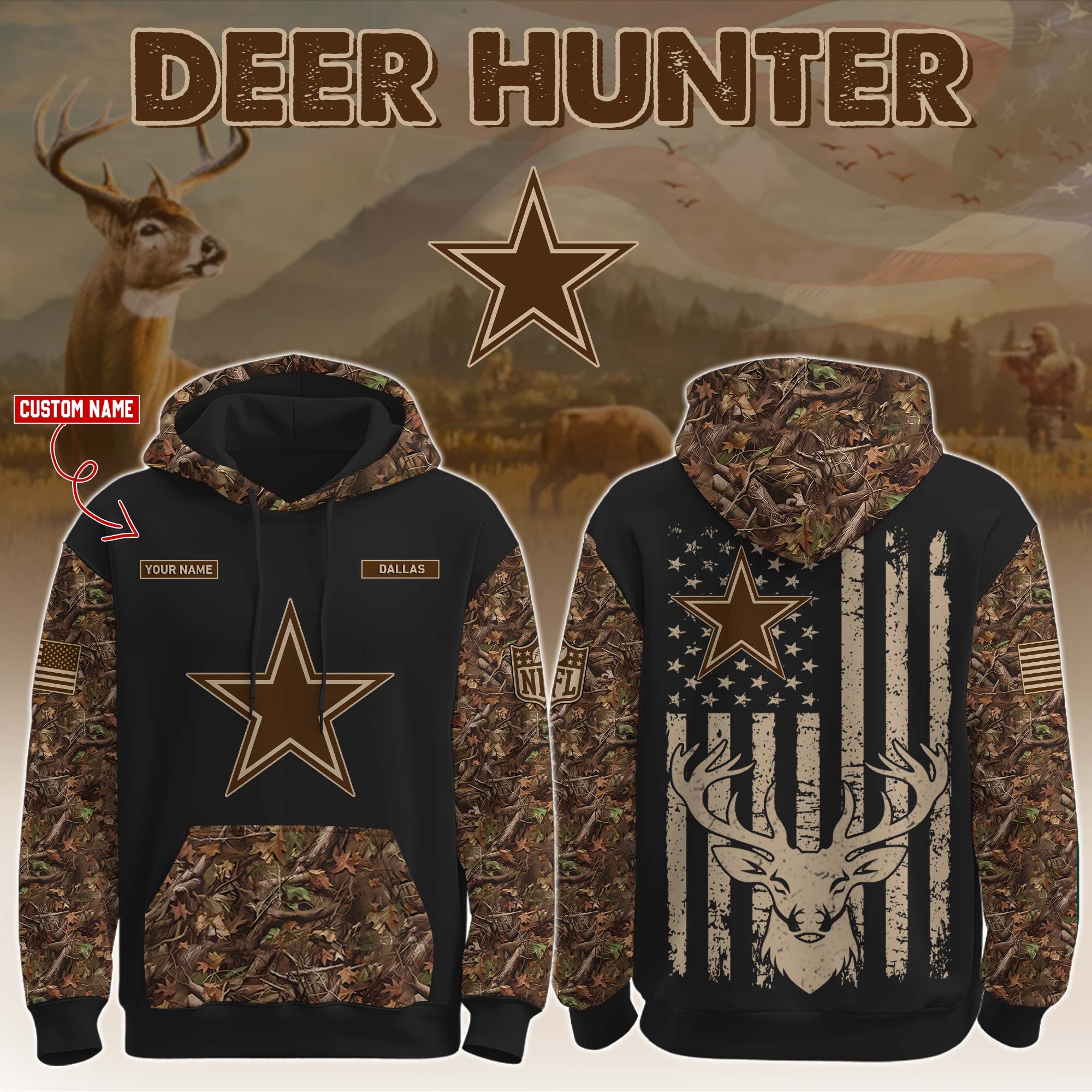 DAL-Hunting Limited Editions Hoodie Ver 2