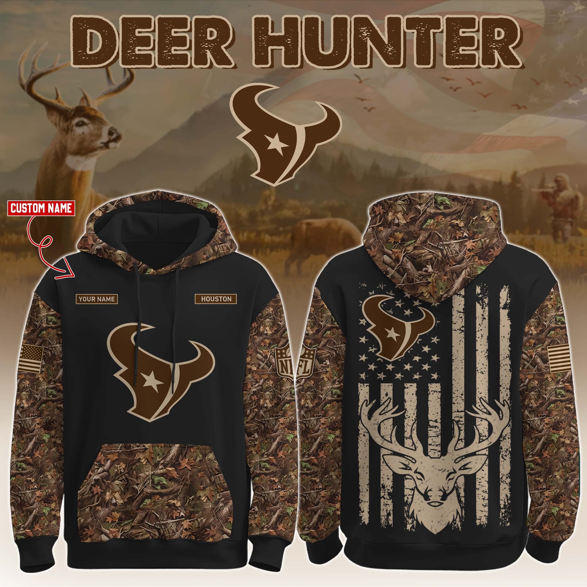 HOU-Hunting Limited Editions Hoodie Ver 2