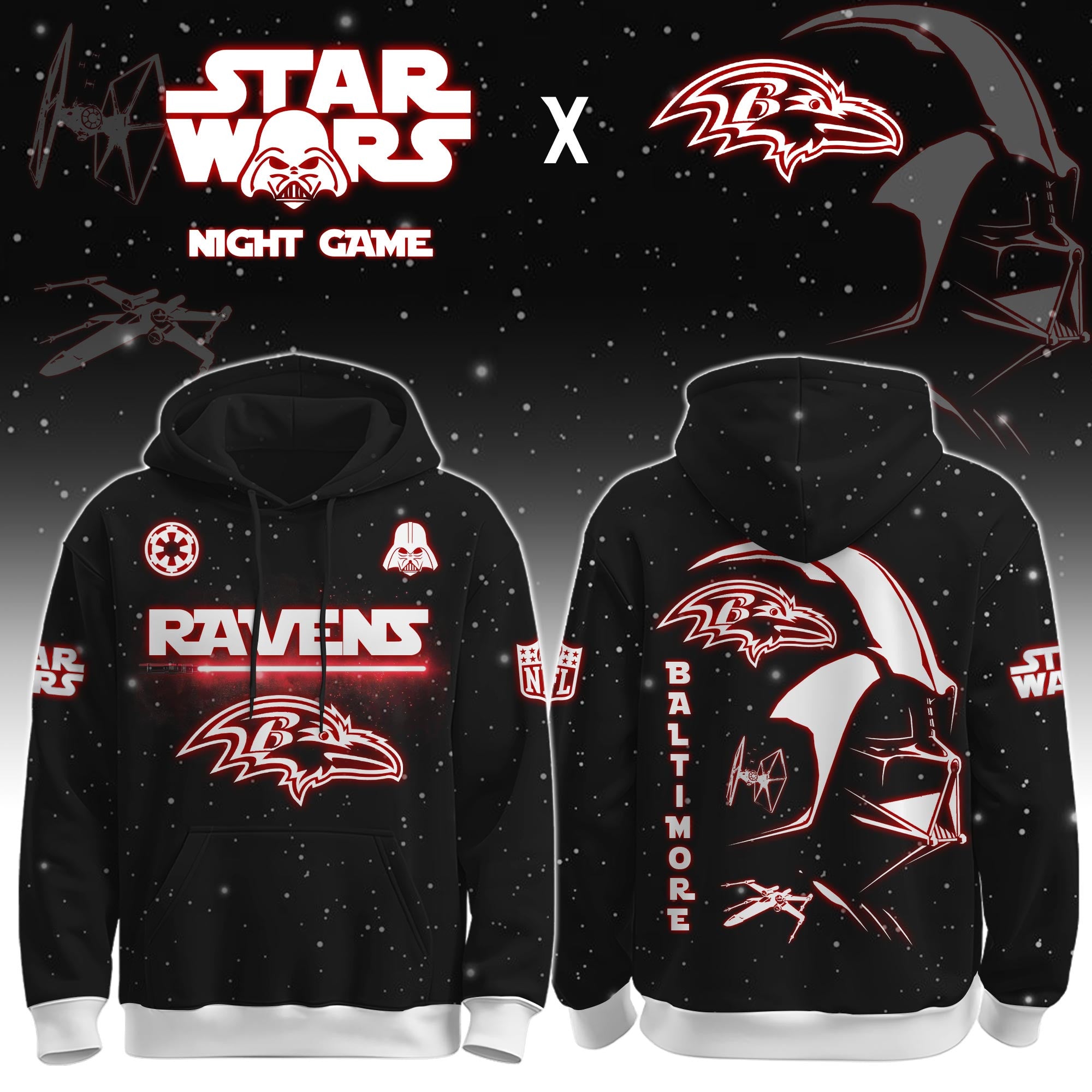 BAL-Star war Limited Editions Hoodie