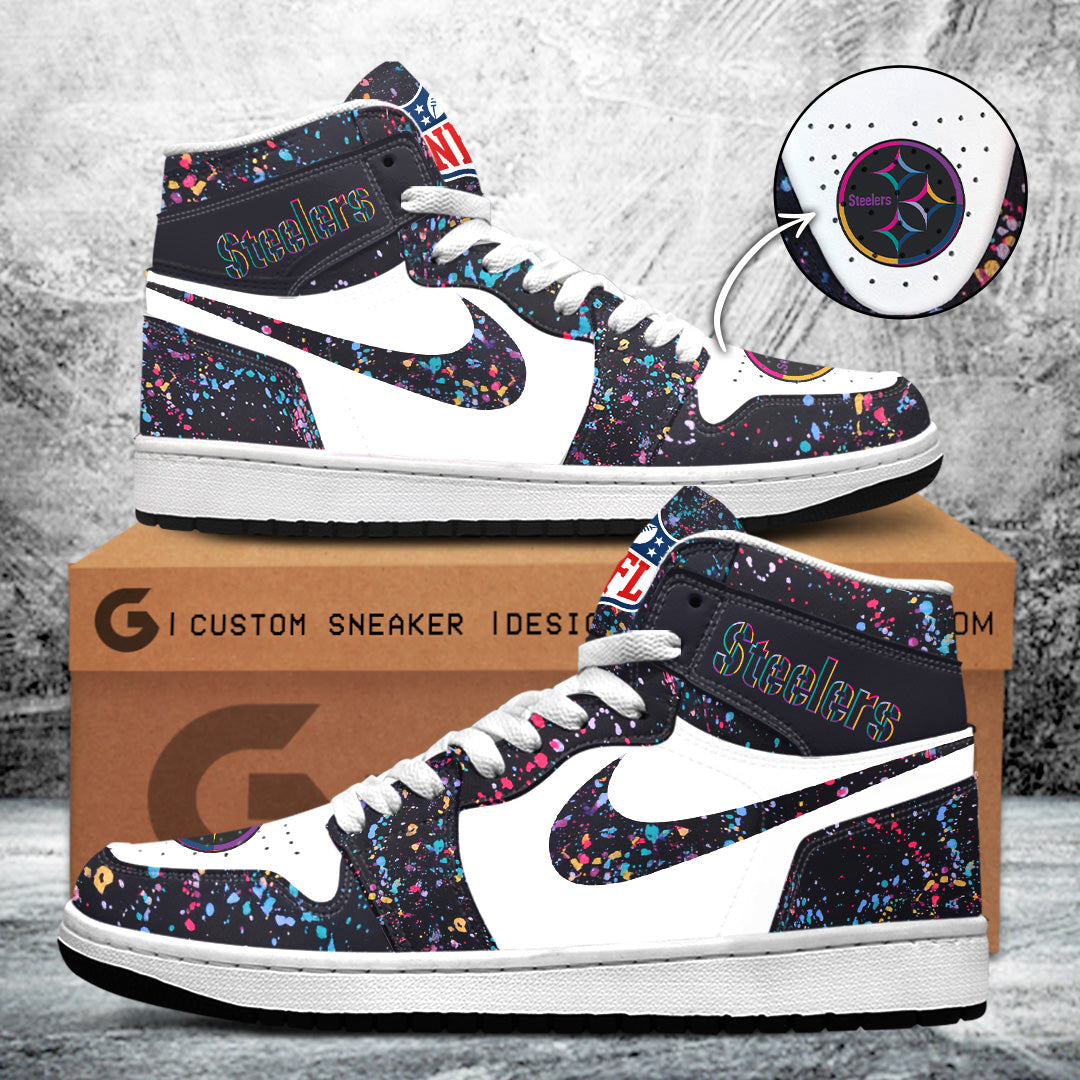 Pittsburgh Steelers Crucial Catch 2025 AJ1 Sneaker 15709