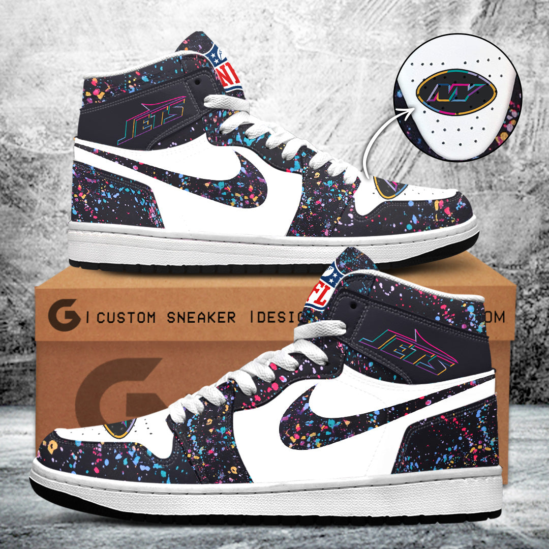 New York Jets Crucial Catch 2025 AJ1 Sneaker 15721