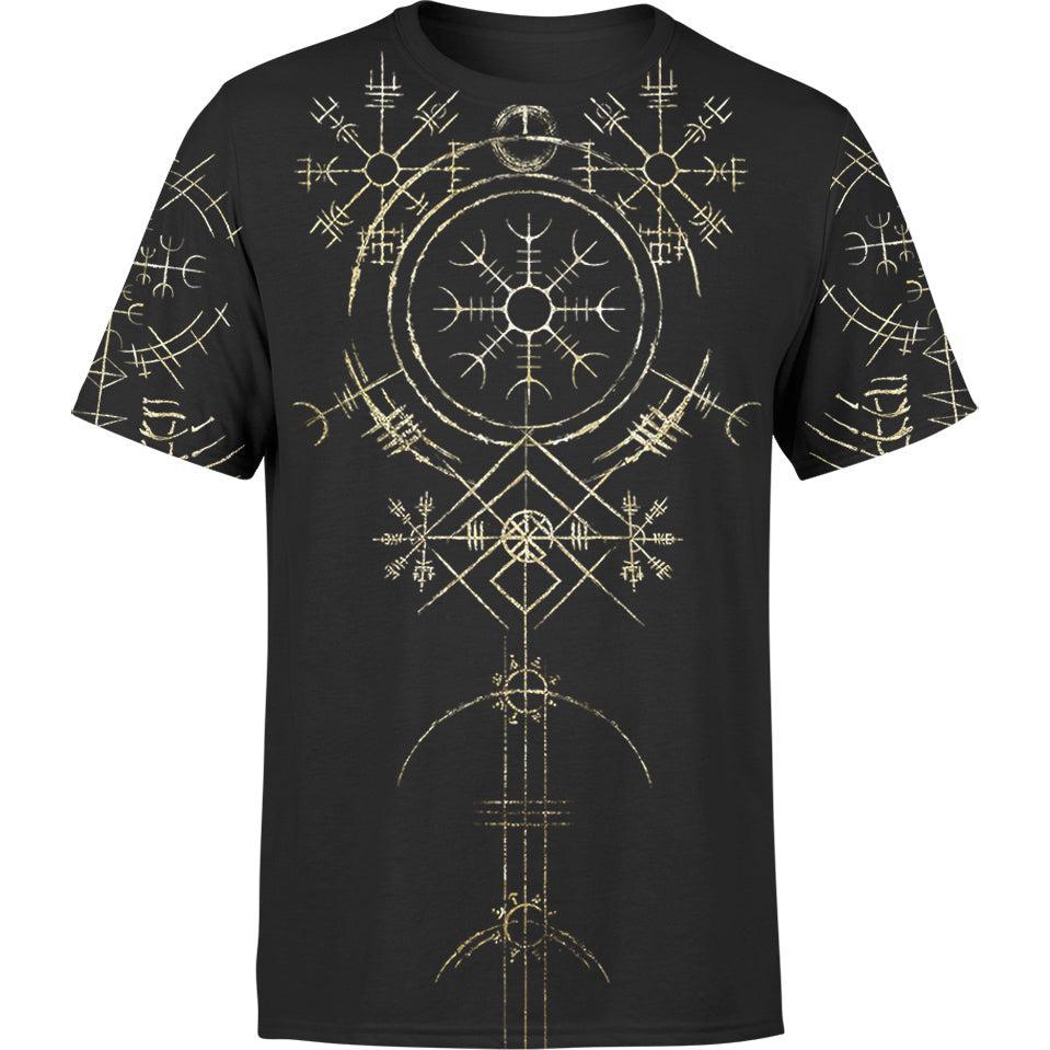 The Stave Shirt - Gold All Over Printed T-shirt