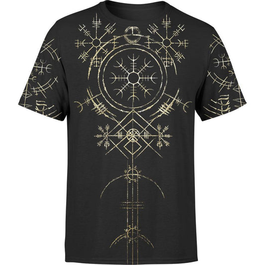 The Stave Shirt - Gold All Over Printed T-shirt