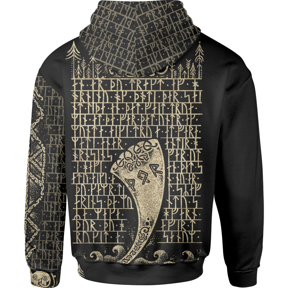 Runes of Thor Pullover Hoodie - Stone Edition