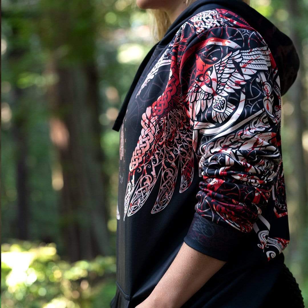 Muninn Bloody Pullover Hoodie-Limited