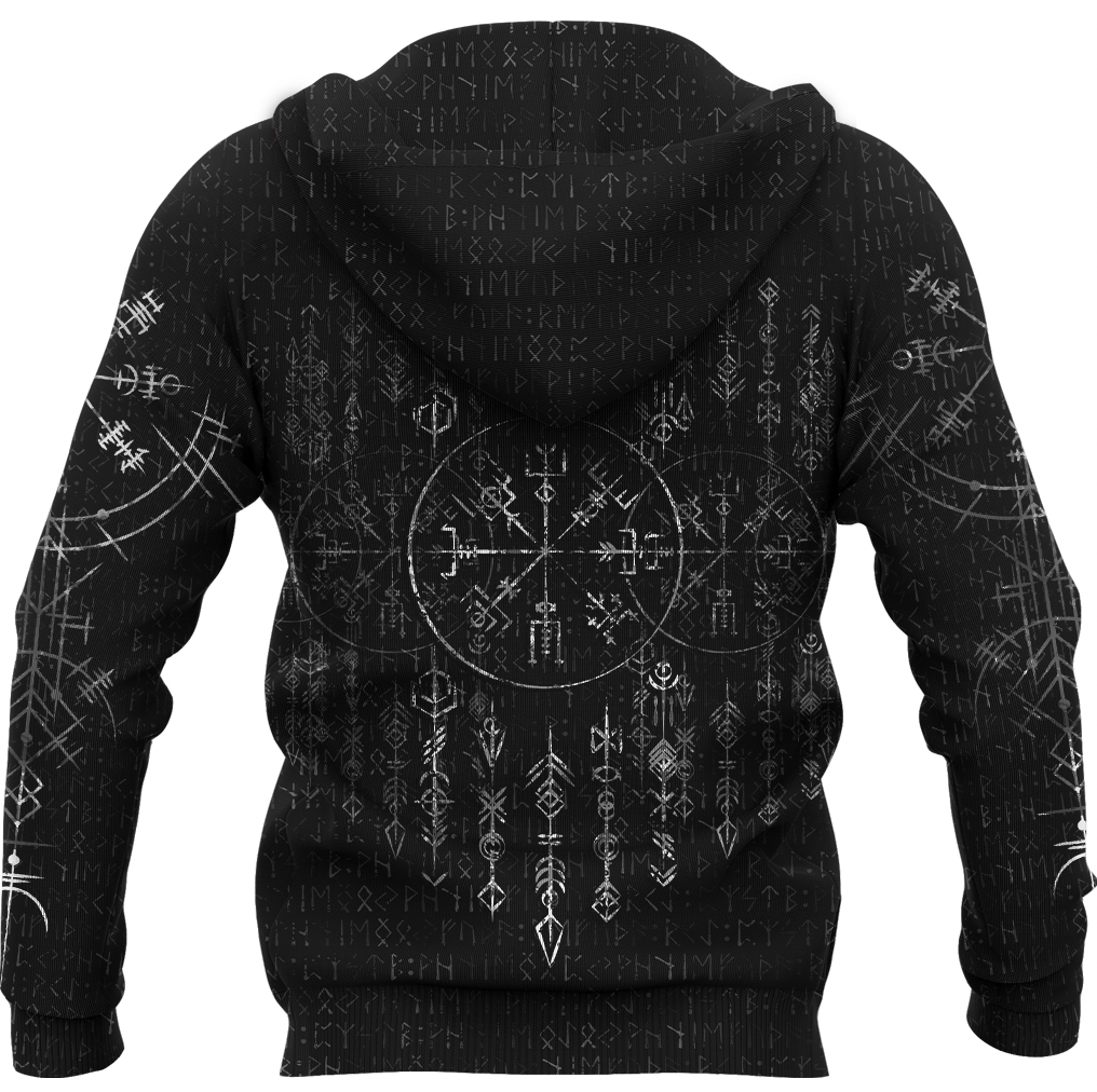 Vegvisir Dark Runic Grunge