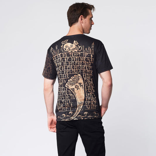 Runes of Thor Shirt - Stone Edition All Over Printed T-shirt