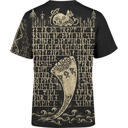 Runes of Thor Shirt - Stone Edition All Over Printed T-shirt