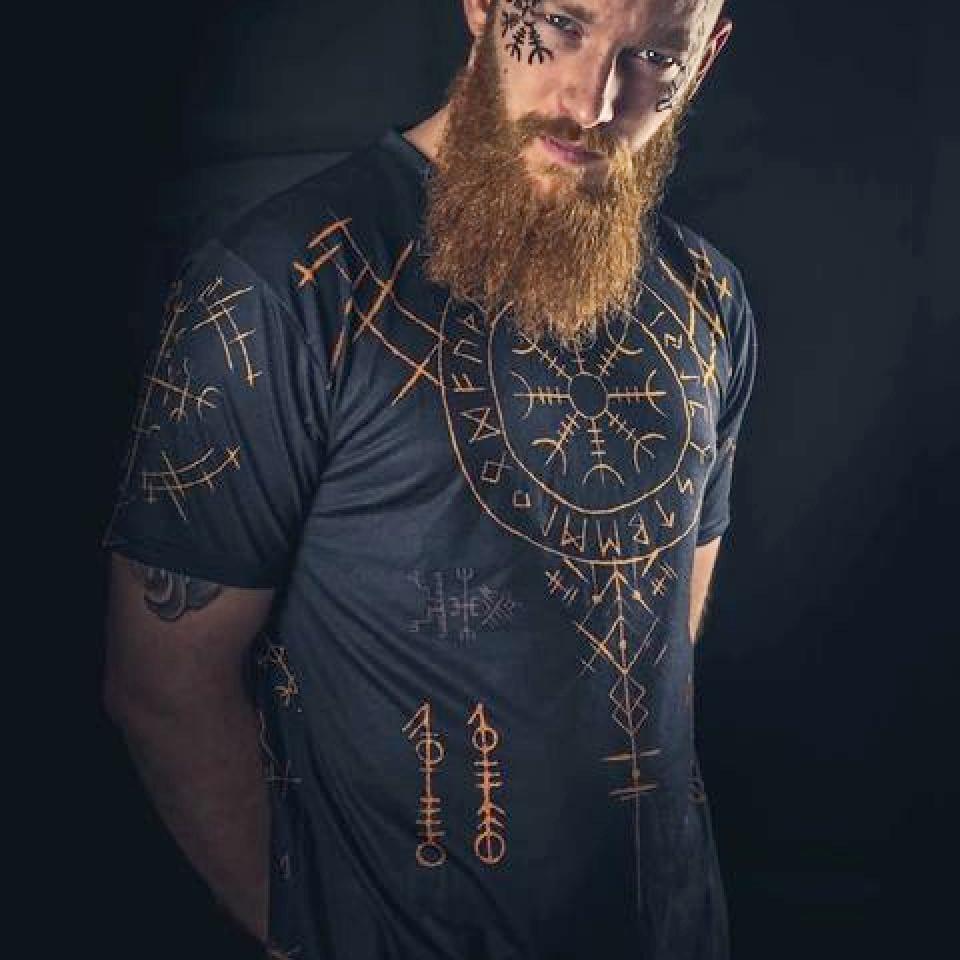 Helm of Awe Shirt All Over Printed T-shirt