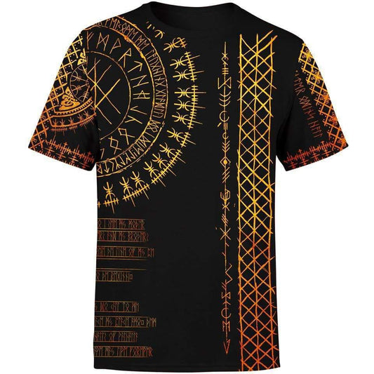 Viking Runes Shirt All Over Printed T-shirt