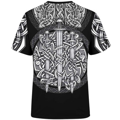 Sword & Shield Shirt All Over Printed T-shirt