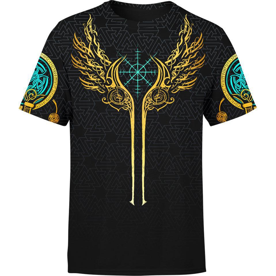 Valkyries of Valhalla Shirt - Gold Edition All Over Printed T-shirt