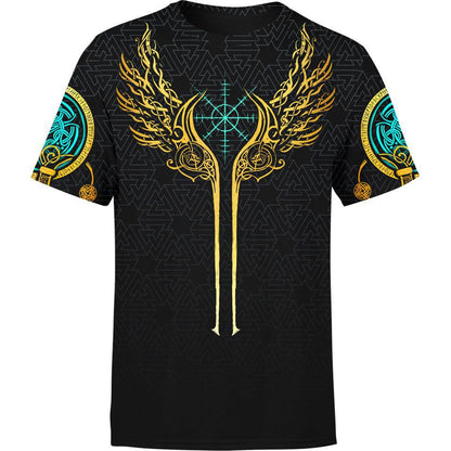 Valkyries of Valhalla Shirt - Gold Edition All Over Printed T-shirt