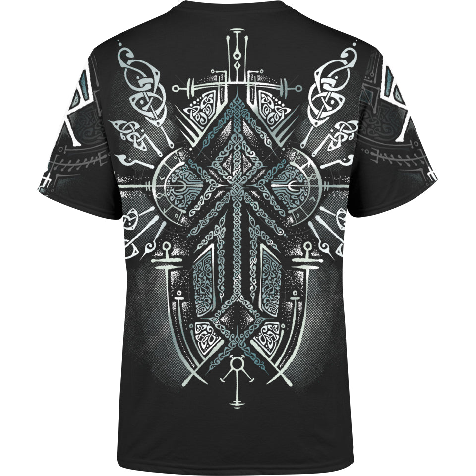 Runes of Loki Shirt All Over Printed T-shirt